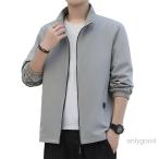  милитари жакет блузон мужской джемпер Work man длинный рукав тонкий простой установить воротник модный внешний симпатичный осень одежда пальто 