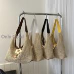 ストローバッグ レディース ショルダーバッグ 麦わら  手提げ ハンドバッグ