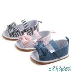  сандалии детский baby младенец First сандалии лента проверка полоса Denim способ симпатичный стиль ..... прогулка casual 