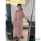  женский юбка высокий бренд хлопок linen One-piece хлопок linen рубашка One-piece .. san . надеты .. 