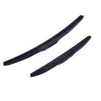 ショッピング2009年 送料無料 レクサス調　プリウス 30系　左右（2本セット）エアロ ワイパー 650mm/400mm U字フック ゴム一体型