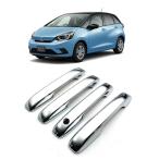 鏡面仕上げ♪ メッキ ドアハンドル カバー フィット GR3 GR4 GR6 GR8 e_HEV ホーム ネス クロスター リュクス ガーニッシュ