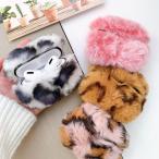 ショッピングairpods proケース airpods pro ケース 韓国 airpods pro 第2世代 ケース airpods ケース エアポッズプロ ケース TPU モコモコレオパード柄 ファー