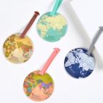 ラゲッジ ネーム スーツケース タグ トラベル 旅行 用品 紛失防止 小物 雑貨 かわいい おしゃれ レディース メンズ シンプル お揃い 韓国 マップ デザイン
