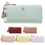 サマンサタバサ &シュエット L字 ラウンド ファスナー ビジュー シンプル 長財布 財布 レディース 大人 女子 かわいい おしゃれ ギフト サマンサ