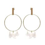 Yahoo! Yahoo!ショッピング(ヤフー ショッピング)ピアス レディース アクセサリー 韓国 シンプル ゴールドリングドッグモチーフ