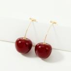 Yahoo! Yahoo!ショッピング(ヤフー ショッピング)ピアス レディース アクセサリー 韓国 シンプル チェリーモチーフ さくらんぼ 揺れる 大きめ パーティー