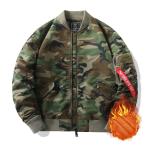 メンズ ジャケット MA-1 中綿 ミリタリー フライト アウター ブルゾン 迷彩ジャケット カモフラージュジャケット カジュアル スポーツウェア 秋冬 ジャンパー