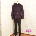 30-290/RF/ мужчина .. одежда / жакет брюки /Alma Bianca/B150-4RF/ мужчина /13~14 лет для /150cm/ одиночный / две части /2. кнопка / темно-синий / проверка / капот /