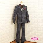 C30-0160/KT/ мужчина .. одежда / костюм /Kato/B150-3KT/ мужчина /13~14 лет для /150cm/ одиночный / из трех частей /2. кнопка / темно-синий / проверка 