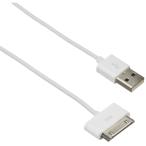 ロジテック 30ピン DOCKケーブル USBケーブル iPhone4/4S/iPad/iPod対応 1.0m ホワイト LHC-UADH1