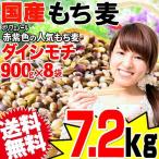 もち麦 国産 もちむぎ(ダイシモチ) 7.2kg(900g×8袋) 令和4年度産 セール レジスタントスターチ βグルカン わけあり 訳あり 送料無料 ポイント利用