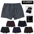 Yahoo! Yahoo!ショッピング(ヤフー ショッピング)メンズ 肌着 ニットトランクス パンツ Mr.JUNKO JUNKO KOSHINO コシノジュンコ 前開き 綿混 ストライプ柄 下着 紳士メール便OK