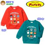  бесплатная доставка мужчина . baby обратная сторона шерсть длинный рукав спортивная фуфайка Anpanman корпус хлопок 100% детская одежда мужчина 80cm 90cm 95cm iw-1192 почтовая доставка соответствует 