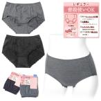 ショッピングサニタリーショーツ 送料無料 婦人 レディース サニタリー ショーツ 生理用 ウイング対応 マチ肌側綿100％＆裏防水 お腹補正 下着 yg-2861 メール便対応