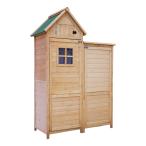 木製物置き収納物置収納庫シェルフ天然杉ガーデンファニチャー屋外収納天然木ウ...