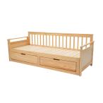  диван-кровать ti bed . длина тип bed из дерева выдвижной ящик имеется место хранения имеется модный 2way натуральное дерево сосна материал платформа из деревянных планок specification натуральный белый 