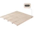  Palette bed 16 шт. комплект кровать с решетчатым основанием розетка имеется натуральный сосна материал low bed 50*50cm пересортировка свободный из дерева натуральное дерево легкий bed pare