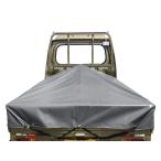 ハイゼットジャンボシート スロープ型 シート単品 グレー (前部)2.0ｍ・(後部)1.9ｍ×(長さ)1.93ｍ コードゴム4ｍ×2本付き 台形シート