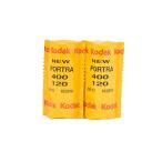 Kodak カラーネガティブフィルム プロフェッショナル用 ポートラ400 120 2本パック