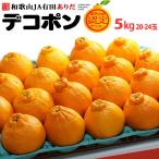 ショッピングデコポン 有田 デコポン (20-24玉/約5kg) 和歌山産 デコポン でこぽん 秀品 贈答 ギフト 糖度13度以上 甘い 不知火 みかん 高糖度 光センサー 進物 御供え 爆買