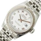 ロレックス ROLEX デイトジャスト 179174 ホワイトローマ 腕時計 レディース 中古
