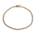 Yahoo! Yahoo!ショッピング(ヤフー ショッピング)テニスブレスレット K18PG ダイヤモンド D1.54 レディース ジュエリー アクセサリー 中古