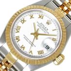 ロレックス ROLEX デイトジャスト 79173 P番 ホワイトローマン文字盤 自動巻き