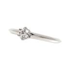 Yahoo! Yahoo!ショッピング(ヤフー ショッピング)ティファニー TIFFANY＆CO クラシック ソリティア リング Pt950 ダイヤモンド ジュエリー 中古