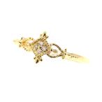 Yahoo! Yahoo!ショッピング(ヤフー ショッピング)アガット agete ダイヤモンドリング K18YG 指輪 レディース ジュエリー アクセサリー 中古