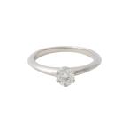 Yahoo! Yahoo!ショッピング(ヤフー ショッピング)ティファニー TIFFANY＆CO ソリティアリング 指輪 プラチナ ダイヤモンド D0.31 レディース ジュエリー 中古