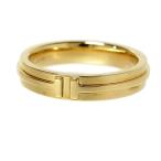 Yahoo! Yahoo!ショッピング(ヤフー ショッピング)ティファニー TIFFANY＆CO TTトゥー ナローリング K18YG ジュエリー 中古