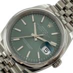 ロレックス ROLEX デイトジャスト36 126200 グリーン 腕時計 メンズ 中古