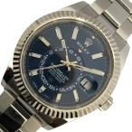 ロレックス ROLEX スカイドゥエラー ランダムシリアル 326934 ブライトブルー K18WG/SS 腕時計 メンズ 中古
