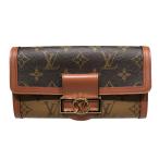 ルイ・ヴィトン LOUIS VUITTON ポルトフォイユ・サラドーフィーヌ M46645 モノグラム・リバース 長財布 レディース 中古