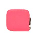 エルメス HERMES アザップ コインケース シルクイン C刻印 ローズアザレ シルバー金具 ヴォーエプソン コインケース レディース 中古