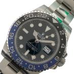 ロレックス ROLEX GMTマスター2 116710BLNR ブラック ステンレススチール 腕時計 メンズ 中古