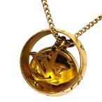 ルイ・ヴィトン LOUIS VUITTON リングネックレス ゴールドメッキ アクセサリー 中古
