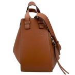 ロエベ LOEWE ハンモック スモール タン カーフ ショルダーバッグ レディース 中古