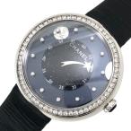 シャネル CHANEL マドモアゼル プリヴェ H3389 ブラック K18WG 腕時計 レディース 中古