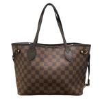 ショッピングダミエ ルイ・ヴィトン LOUIS VUITTON ネバーフルPM N51109 ブラウン ダミエ トートバッグ レディース 中古