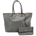 ショッピングゴヤール ゴヤール GOYARD サンルイPM グレー ゴヤールディンキャンバス トートバッグ ユニセックス 中古