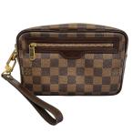 ショッピングダミエ ルイ・ヴィトン LOUIS VUITTON ポシェット・ビエマカオ N61739 ダミエ ダミエ セカンドバッグ レディース 中古