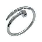 カルティエ Cartier ジュストアンクルリングSM ホワイトゴールド Au750 ジュエリー 中古