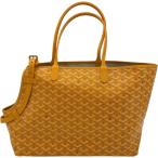 ショッピングゴヤール ゴヤール GOYARD シアン・グリ イエロー ゴヤールディンキャンバス トートバッグ レディース 中古