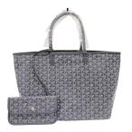 ゴヤール GOYARD サンルイPM グレー ゴヤールディンキャンバス トートバッグ ユニセックス 中古