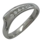 ティファニー TIFFANY＆CO ダイヤリング プラチナ Pt950  ダイヤモンド ジュエリー 中古