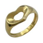 ティファニー TIFFANY＆CO オープンハートリング ゴールド 18K ジュエリー 中古