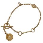 エルメス HERMES ガンバードブレス ピンクゴールド Au750 ジュエリー 中古