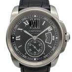 カルティエ Cartier カリブル ドゥカルティエ W7100014 ブラック SS 腕時計 メンズ 中古